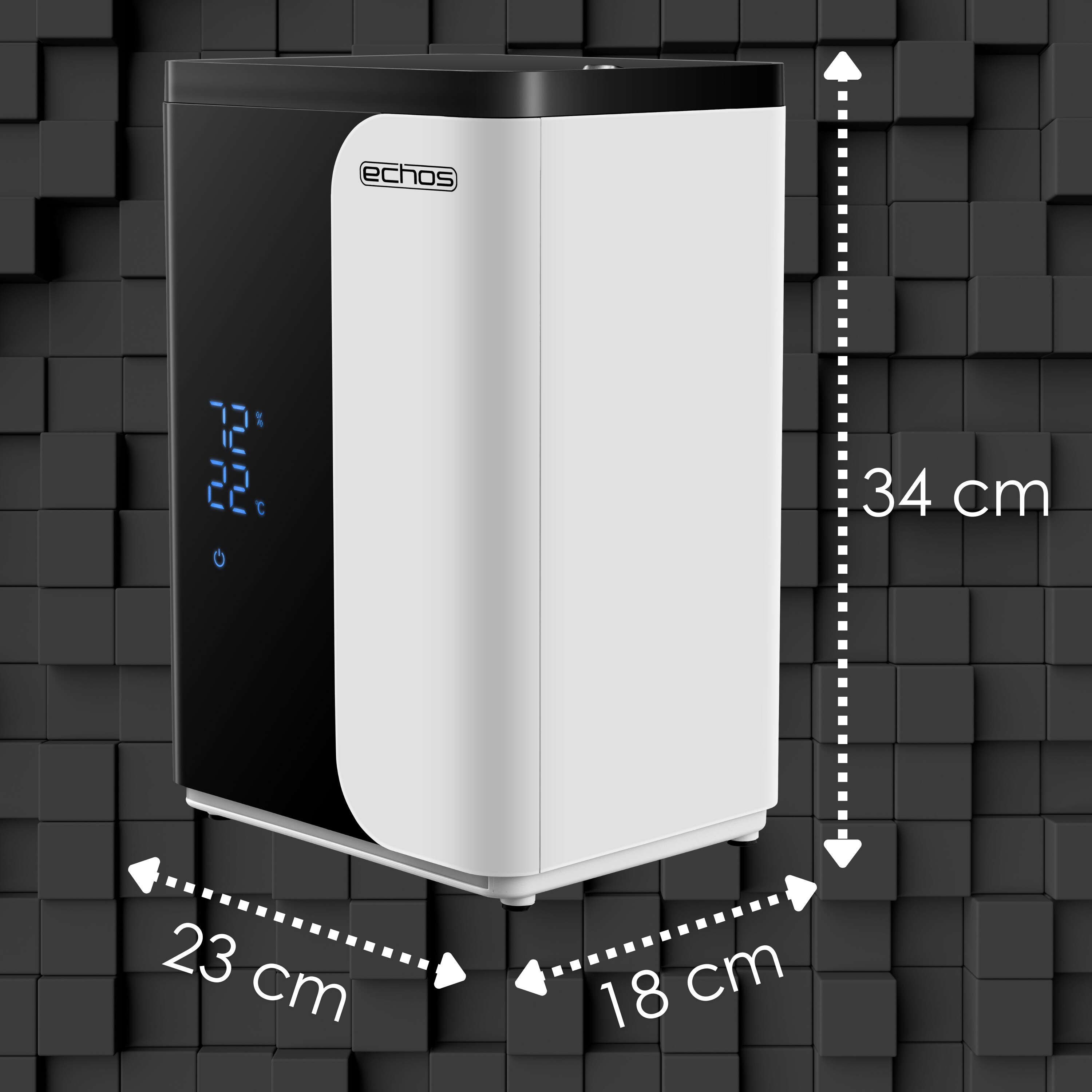 Echos WLAN Ultraschall Luftbefeuchter 5L Smart Life App Fernbedienung