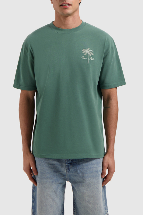 Pure Path groene heren t-shirt