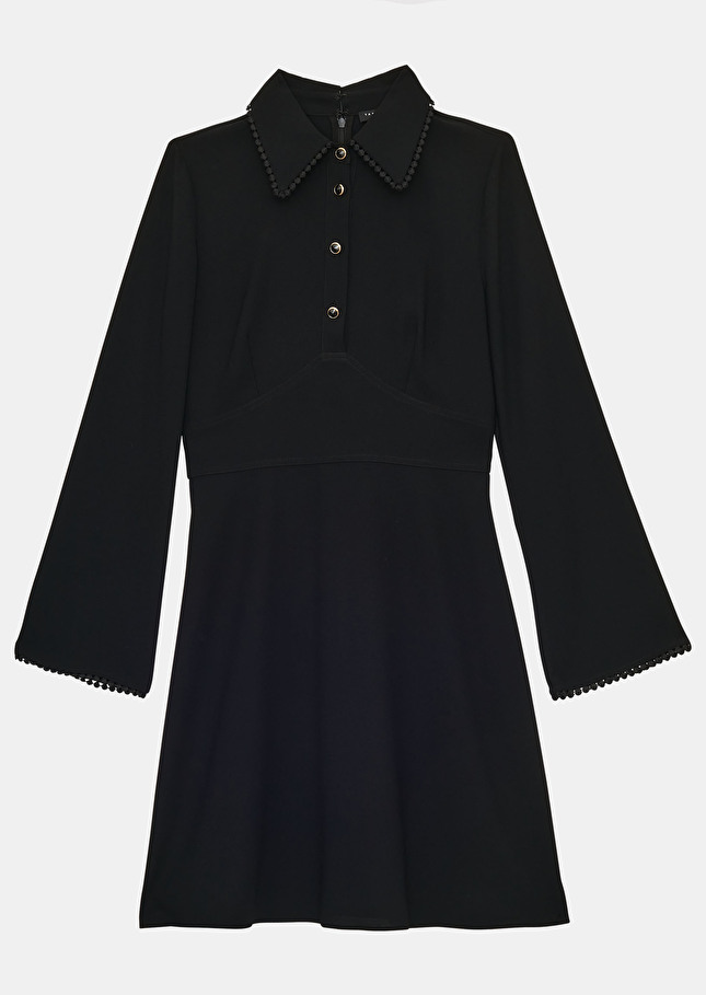 Robe Riellenoire en crêpe