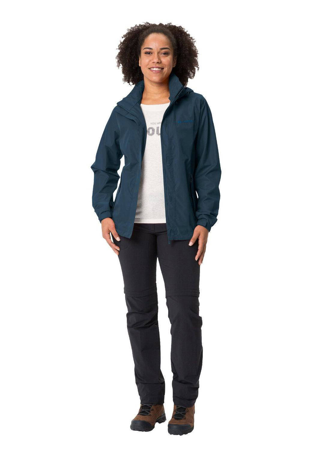 VAUDE regenjas Escape Light Jacket donkerblauw