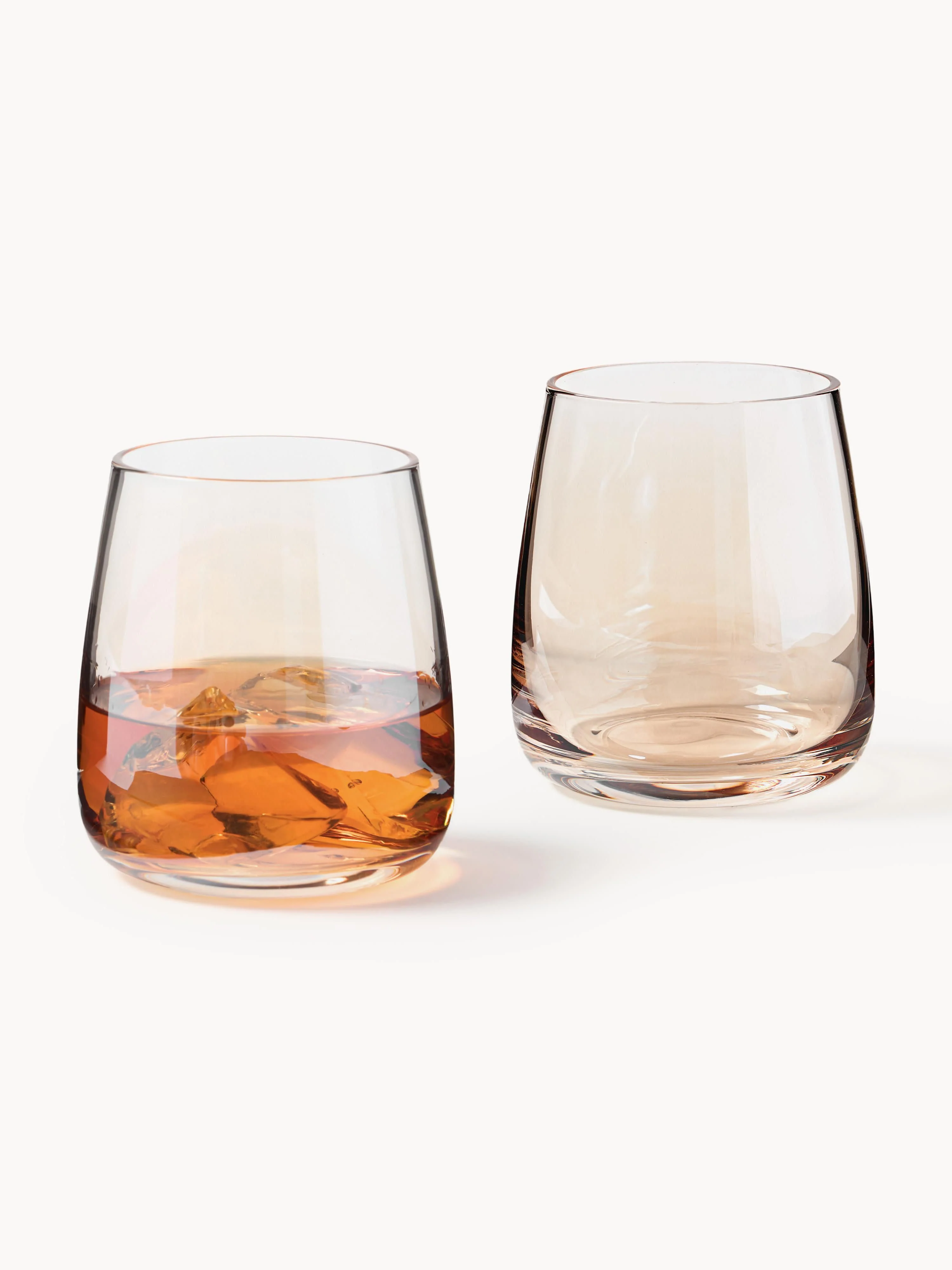 Mondgeblazen glazen Ellery, 4-delig