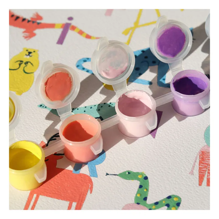 La Petite Épicerie Kit de peinture au numéro - Animal Gang