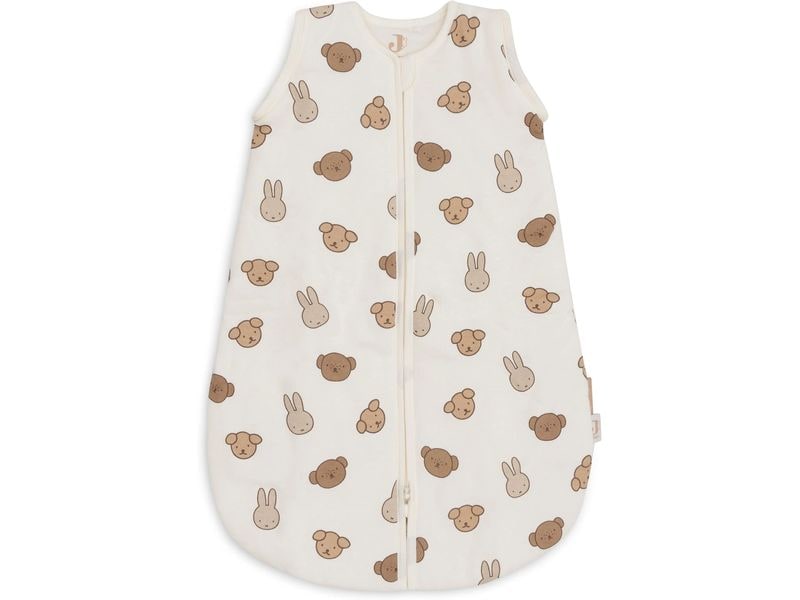Jollein Baby-Ganzjahresschlafsack Miffy and Friends 60 cm Gefütterter Schlafsack mit abnehmbaren Ärmeln