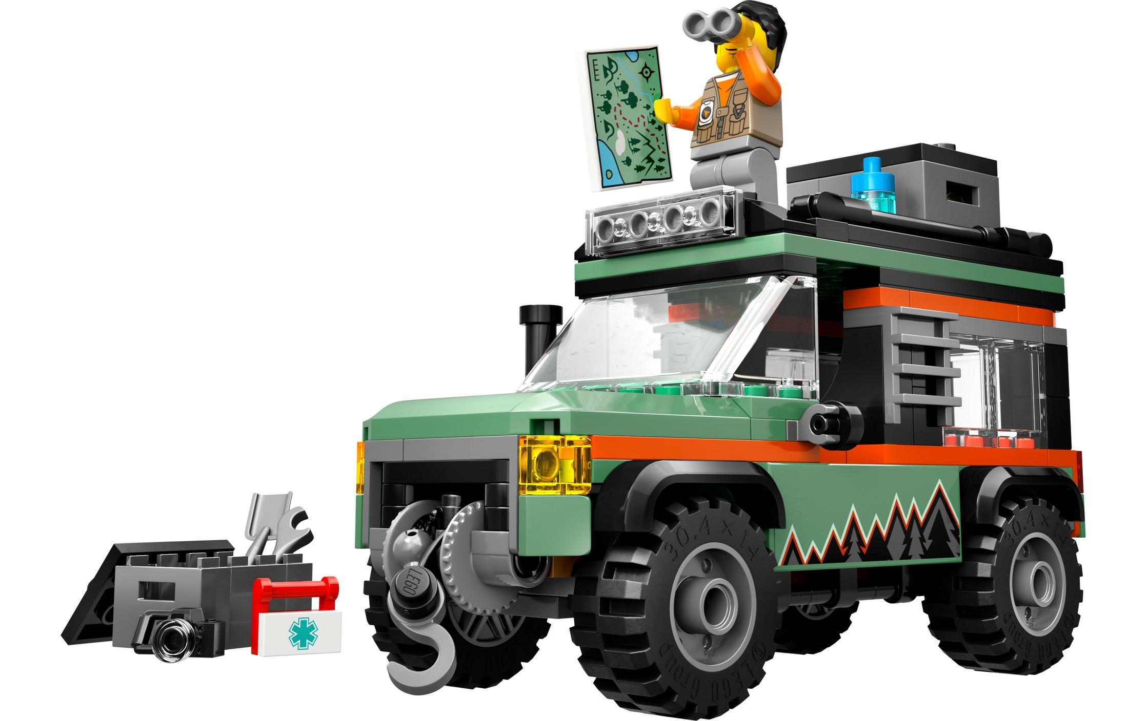 City Offroad Geländewagen 60460Vielseitiges Konstruktionsspielzeug zur Förderung der Kreativität und Fantasie