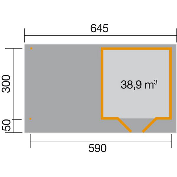 Weka Designhaus 126 B+ Gr. 2, ca.
