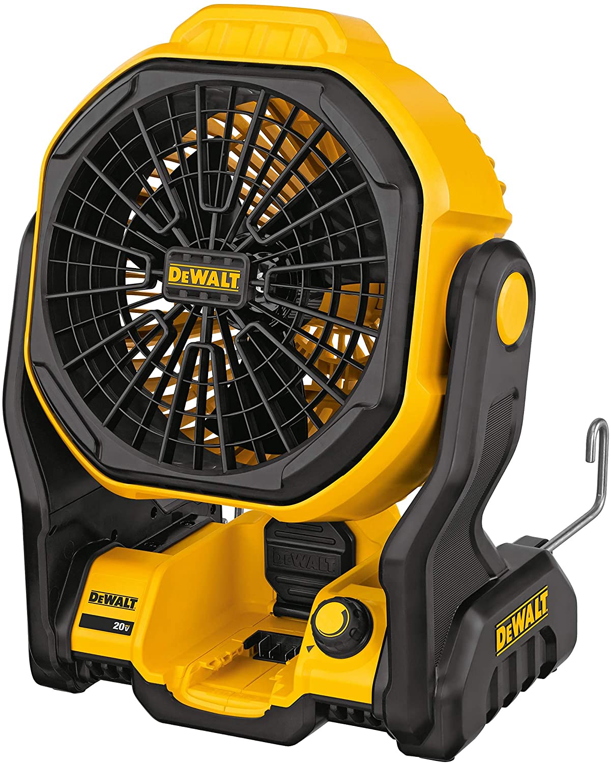 Ventilador sem fio DEWALT 20V MAX para canteiro de obras, 11 polegadas, somente ferramenta (DCE511B)