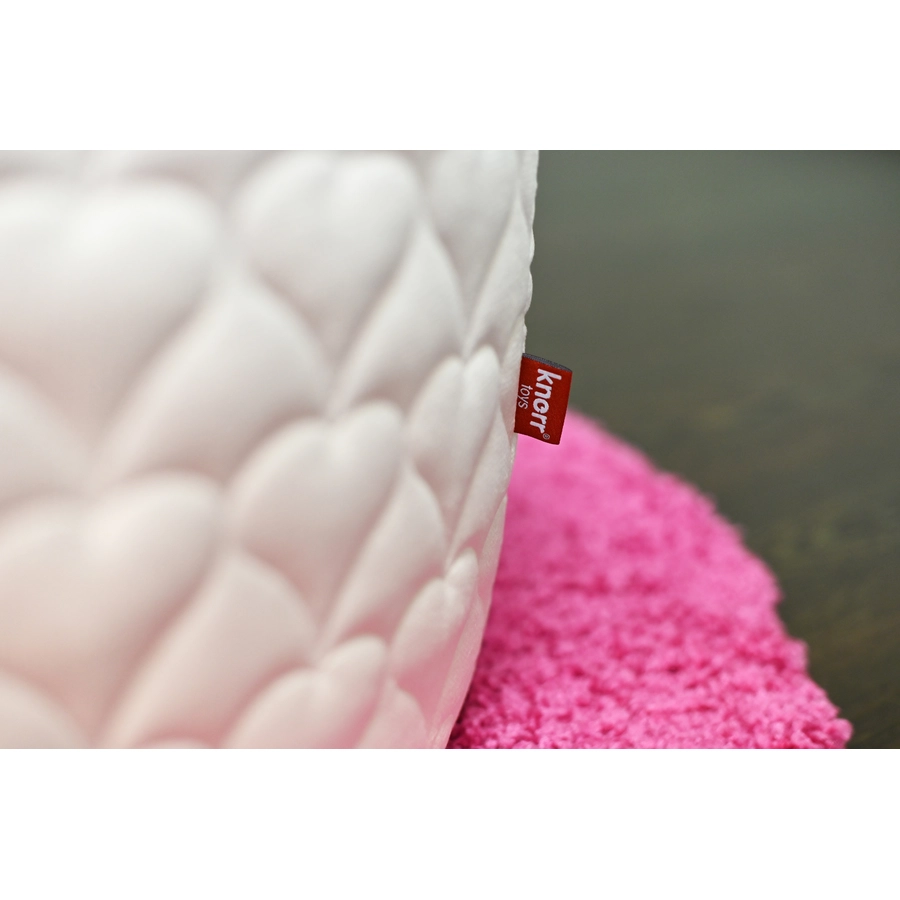 knorr toys® Bällebad soft - Cosy heart rose - 300 Bälle greycreme rosa
