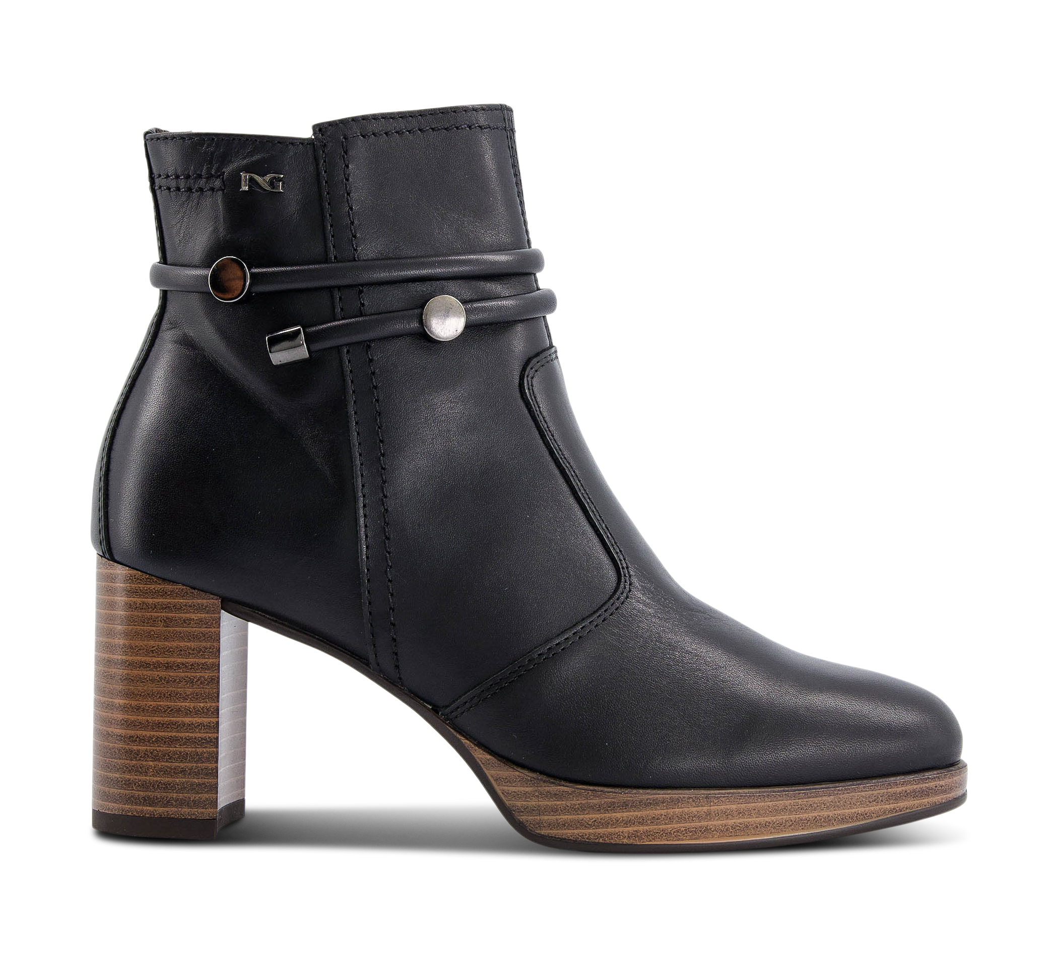 Nero Giardini Klassische Stiefelette schwarz