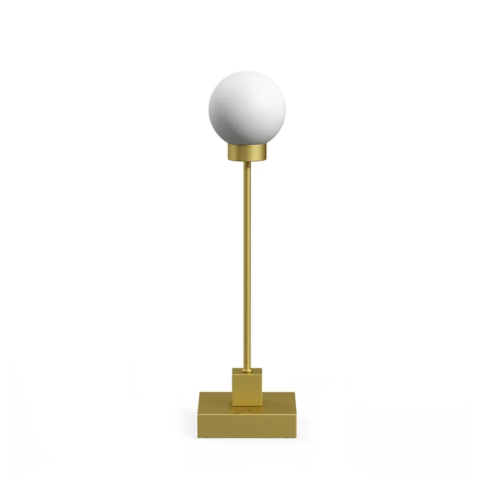 Northern - Snowball LED Tischleuchte mit Akku, Messing