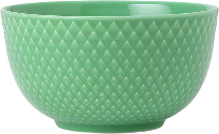 Lyngby Porcelæn Rhombe Color Skål Ø11 cm grøn porcelæn Grøn