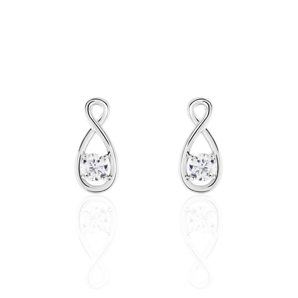 Boucles D'oreilles Pendantes Euphorbe Argent Oxydes