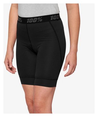 Short 100% Femme Ridecamp avec doublure Noir
