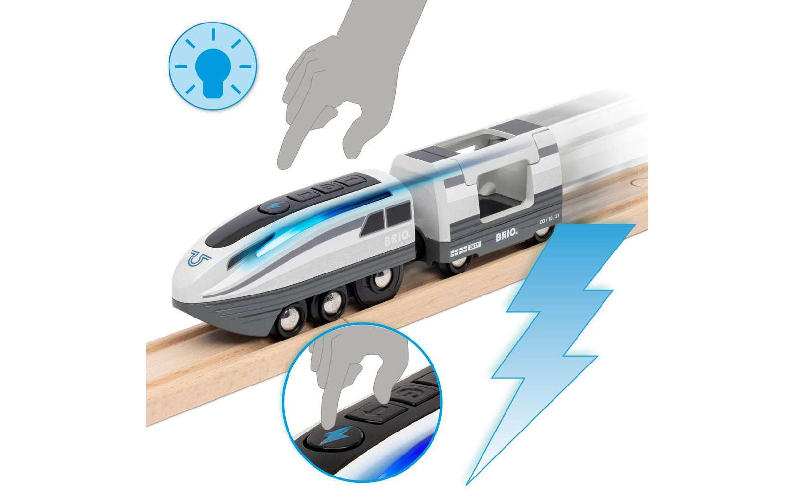 BRIO World Turbo TrainBatteriebetriebene Spielzeuglok