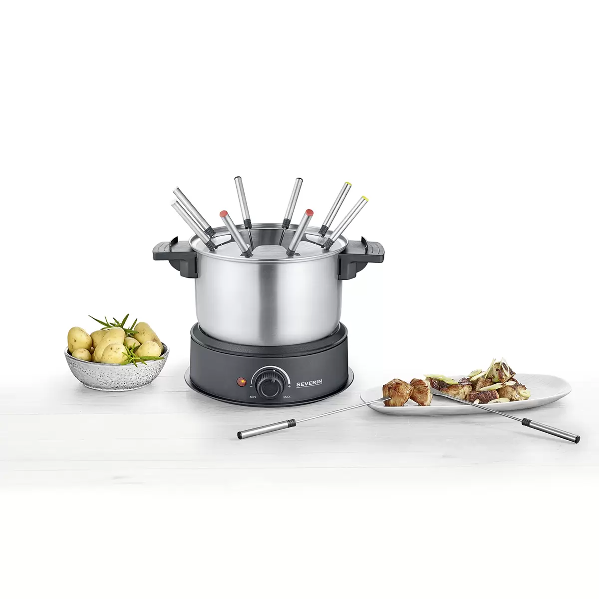 Fondue Severin Silber