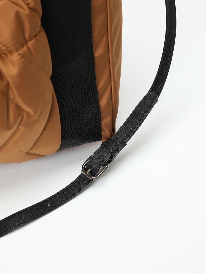 Maxi shopper bag - Marrom escuro