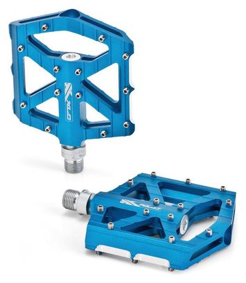 Paires de Pédales Plates XLC PD-M12 Bleu