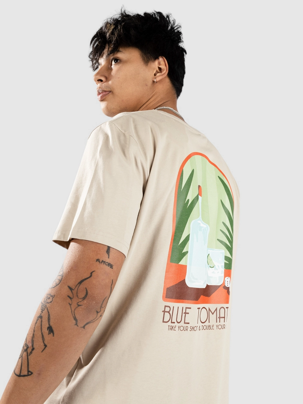 Blue Tomato Take Your Shot T-Shirt desert dust