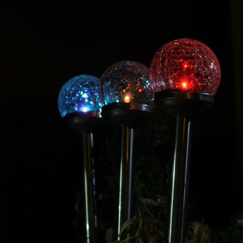 Lot de 5 balises solaire perle de rosée