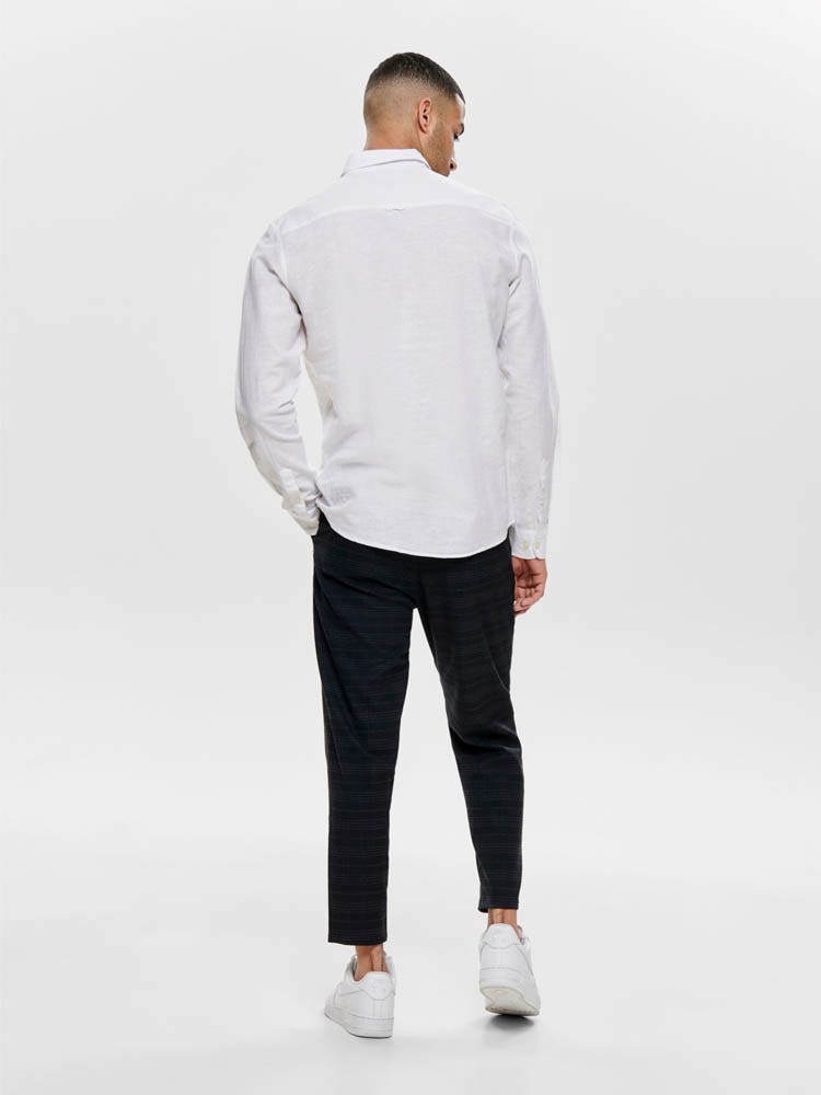 ONLY & Sons  Caiden Solid Linen Shirt