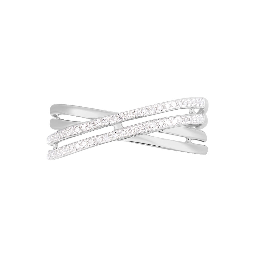 Bague Julianne Or Blanc Diamant Divers