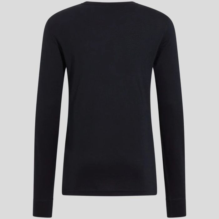 Odlo Herre Mellemlag Merino 200 BL Top Crew Neck L/S Sort