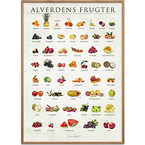 Alverdens frugter - 50x70 cm