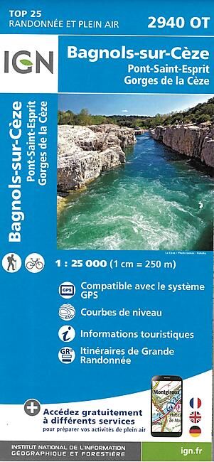 IGN - TOP25 2940OT BAGNOLS SUR CEZE 1 25 000