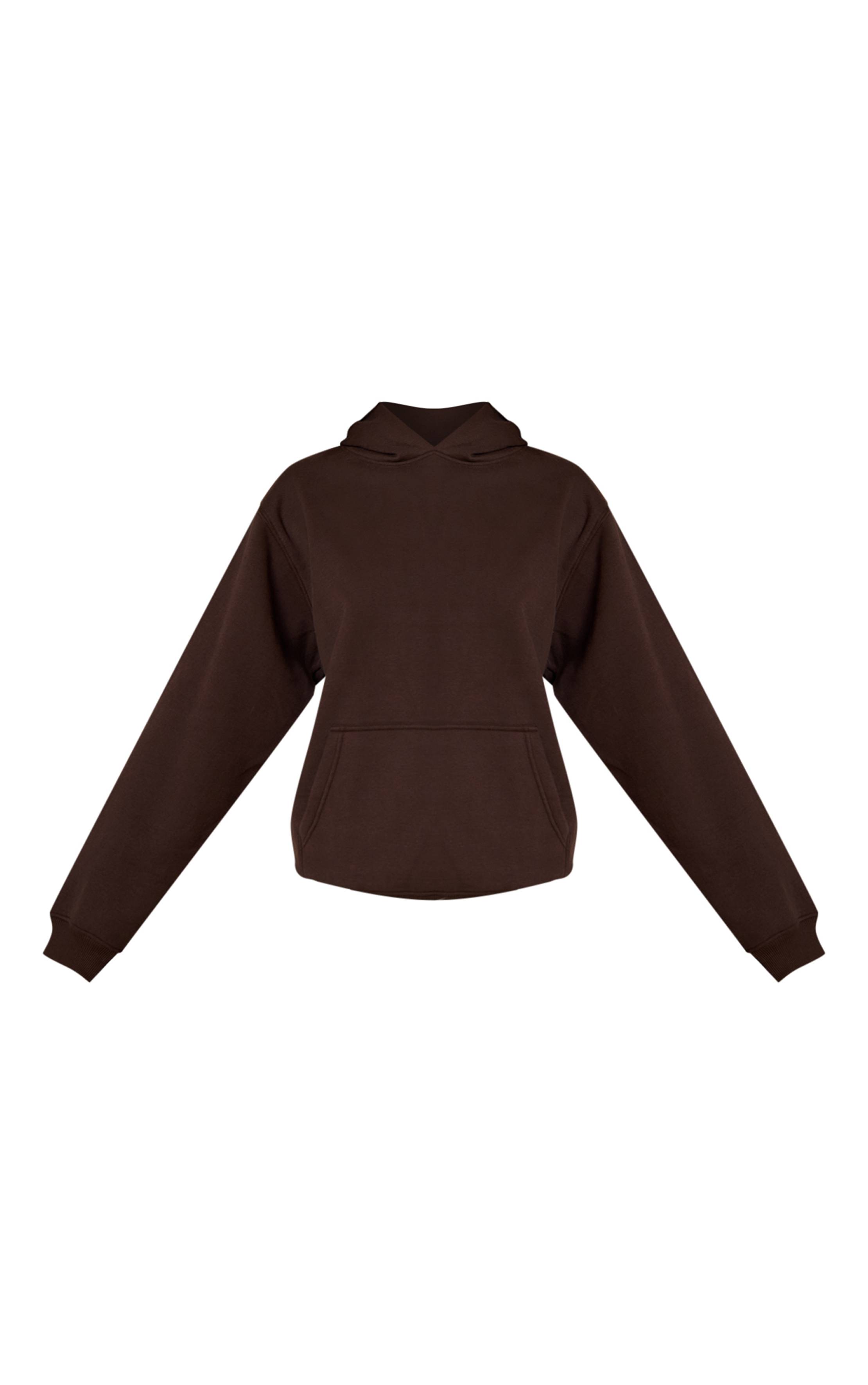 Marron Sweat À Casynthétiqueche En Molleton