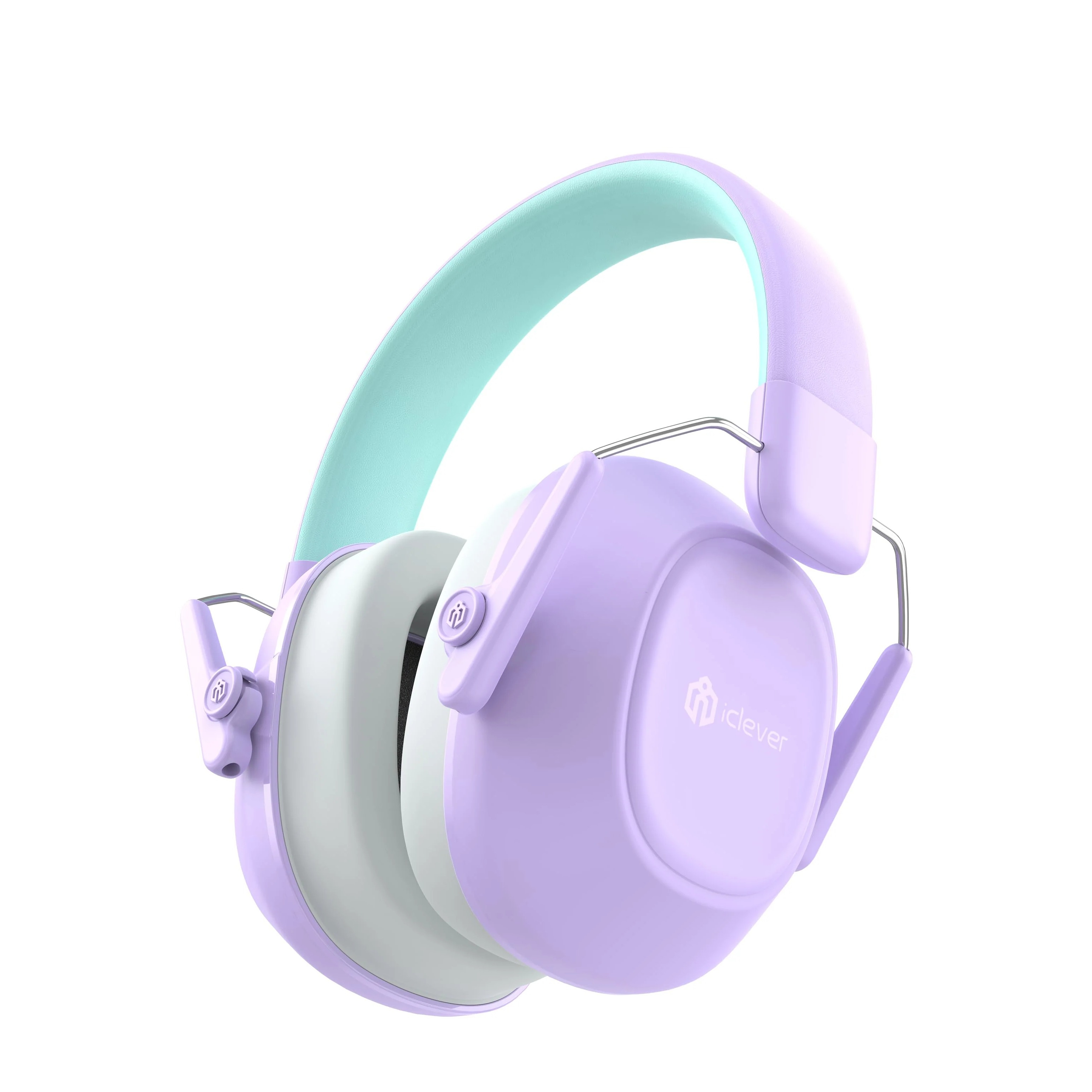 (26dB) IC-EM01 Ear Muffs Kinder Gehörschutz Pamir Lärm Ohrenschutz mit verstellbarem Kopfbügel (C06-2301N-13) - Purple