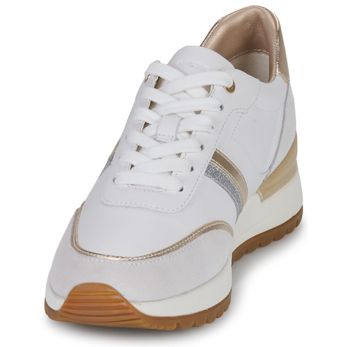 Geox - D DESYA - Blanc / Beige / Doré