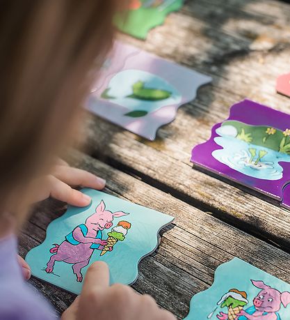 Eeboo Puzzlespiel - Spielen und Lernen - Vorher und Nachher