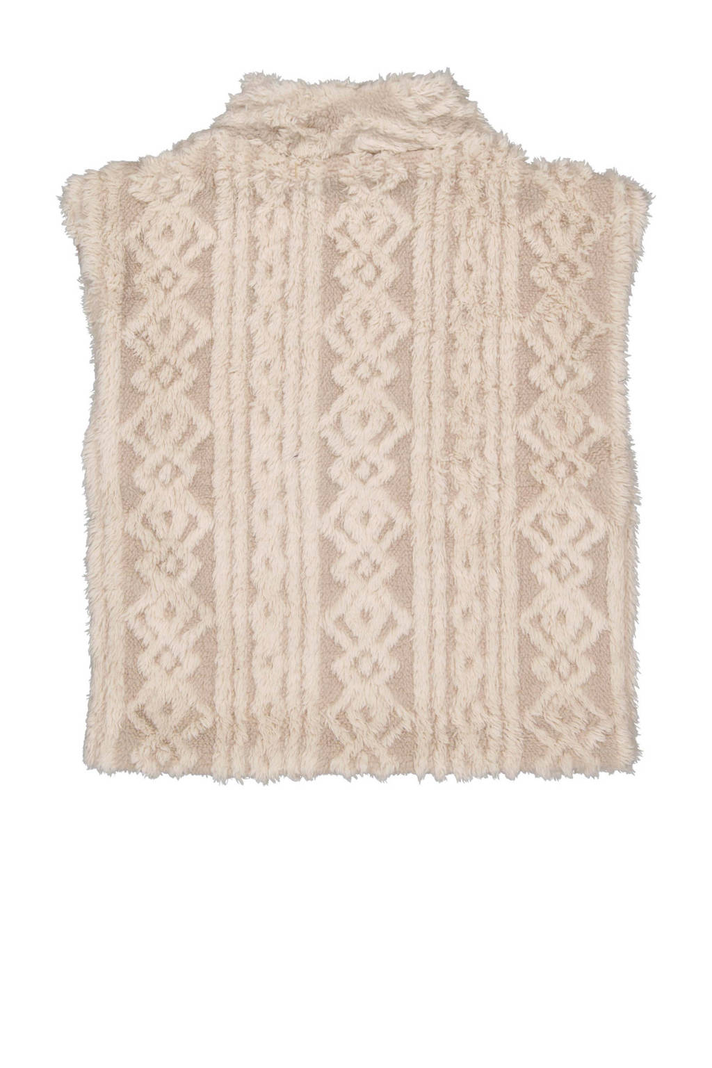 LEVV imitatiebont gilet NEELTJE beige