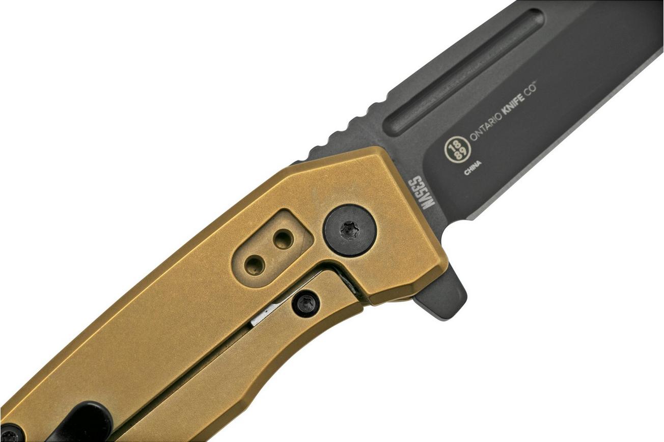 Ontario Ti 22 Equinox 9805 Gold Titanium zakmes