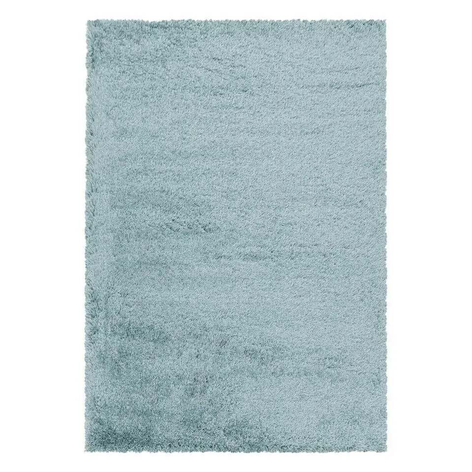Pearl Soft Hoogpolig Vloerkleed Blauw - 200x290 CM