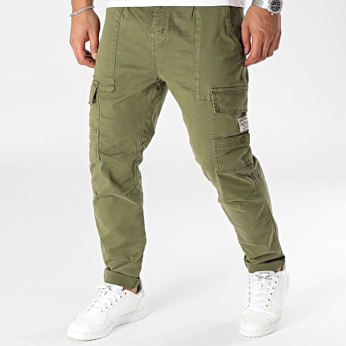 Pantalon Cargo 03V7056M Vert Kaki