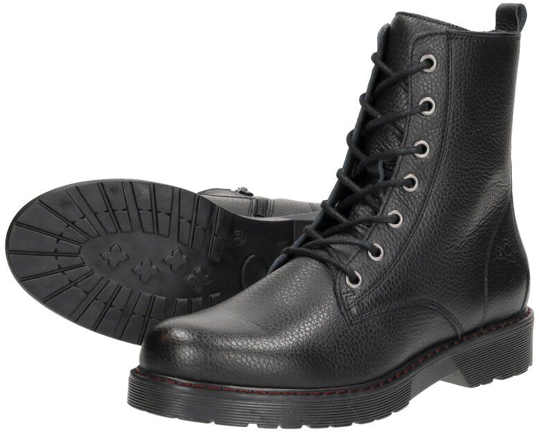 Aqa Veterschoenen Hoog zwart