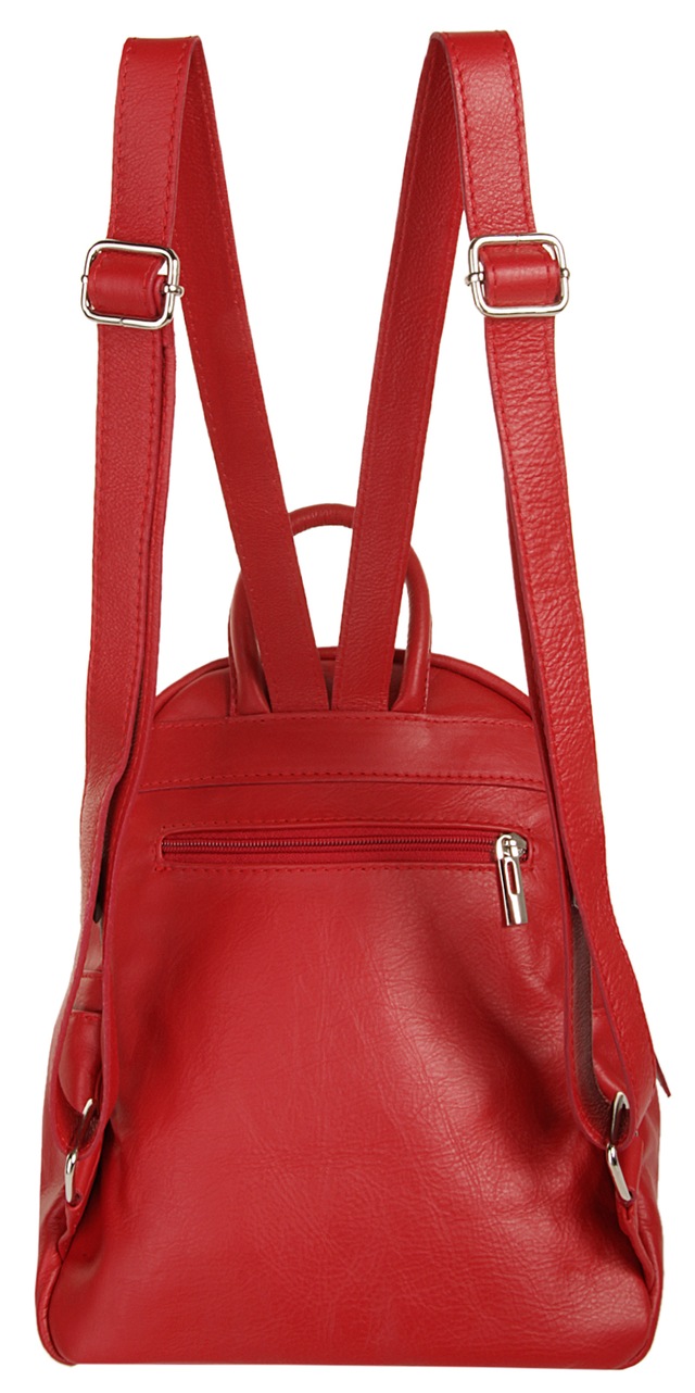 Samantha Look Cityrucksack echt Leder, Made in Italy
