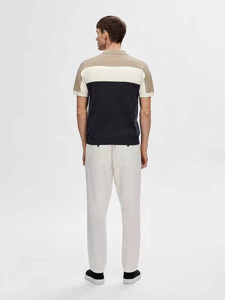 SELECTED Poloshirt SLHMATTIS dunkelblau