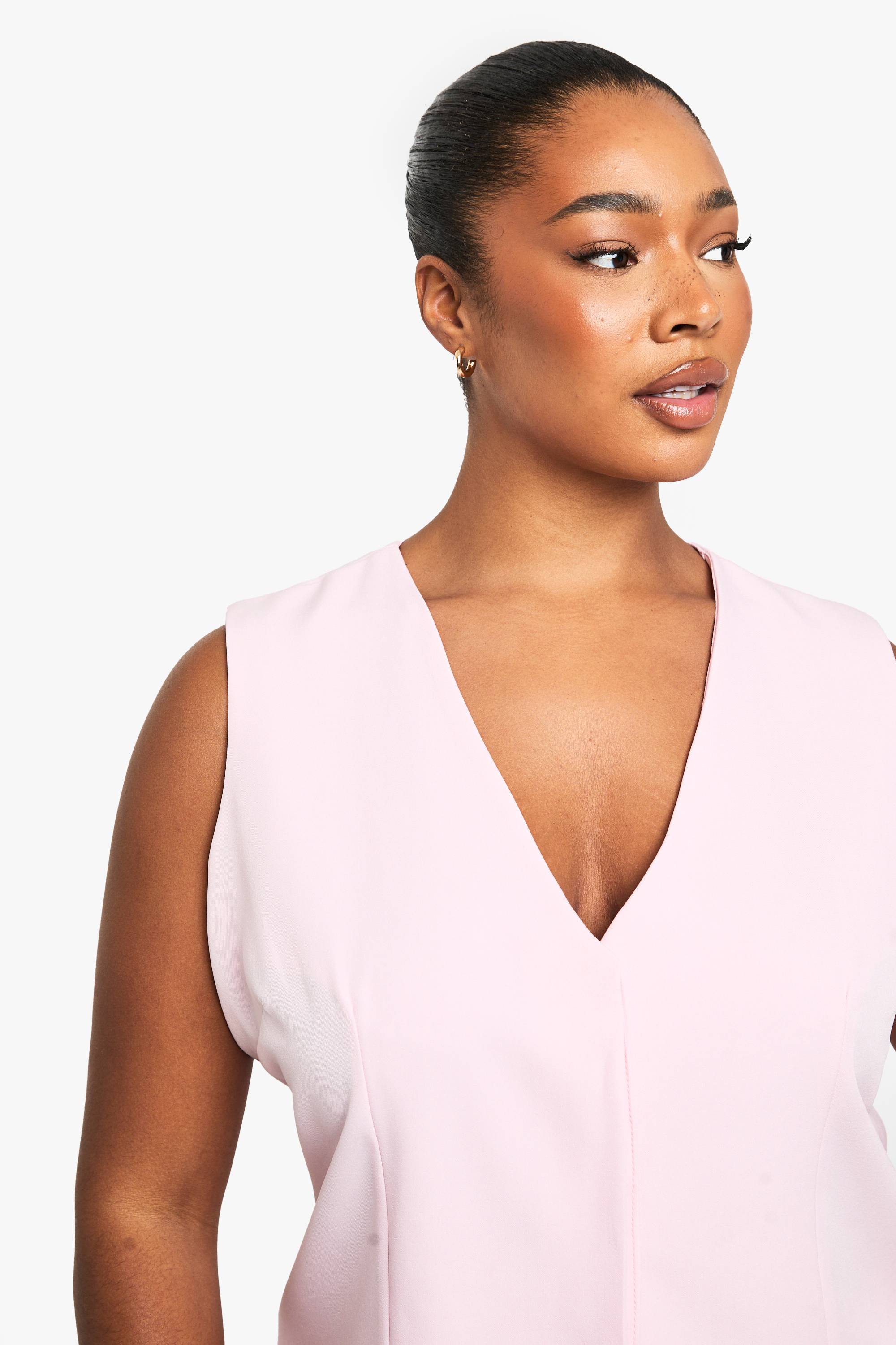 boohoo PLUS GILET À REVERSE CACHÉ