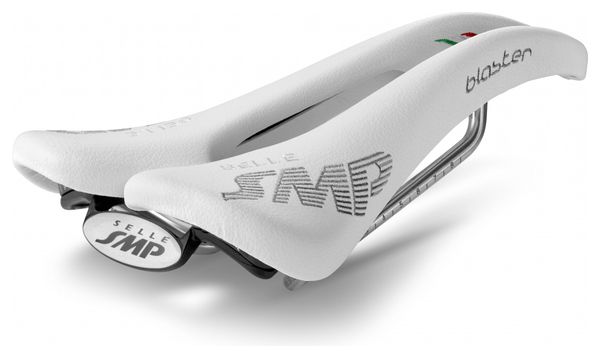 Selle SMP Blaster Rails Inox Blanc