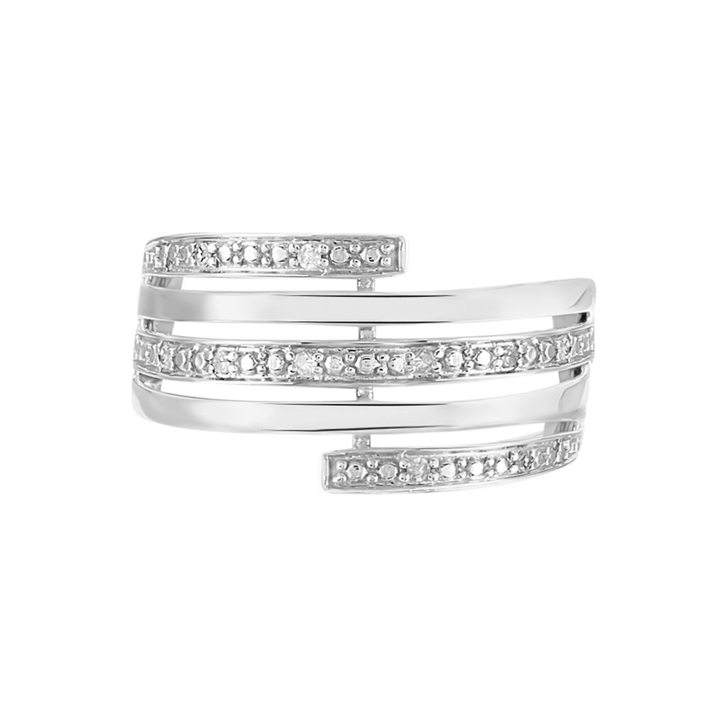 Bague Eleonore Or Blanc Diamant