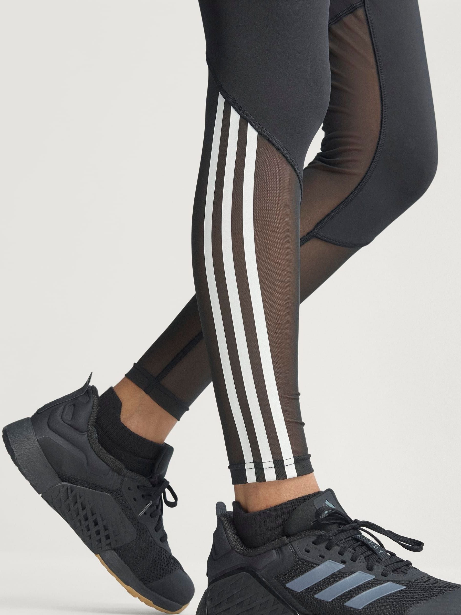 Zwart - adidas Hyperglam lange legging