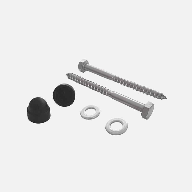 Zeskantige houtschroeven voor het bevestigen van houten vloeren Ø10x80mm (set van 2)