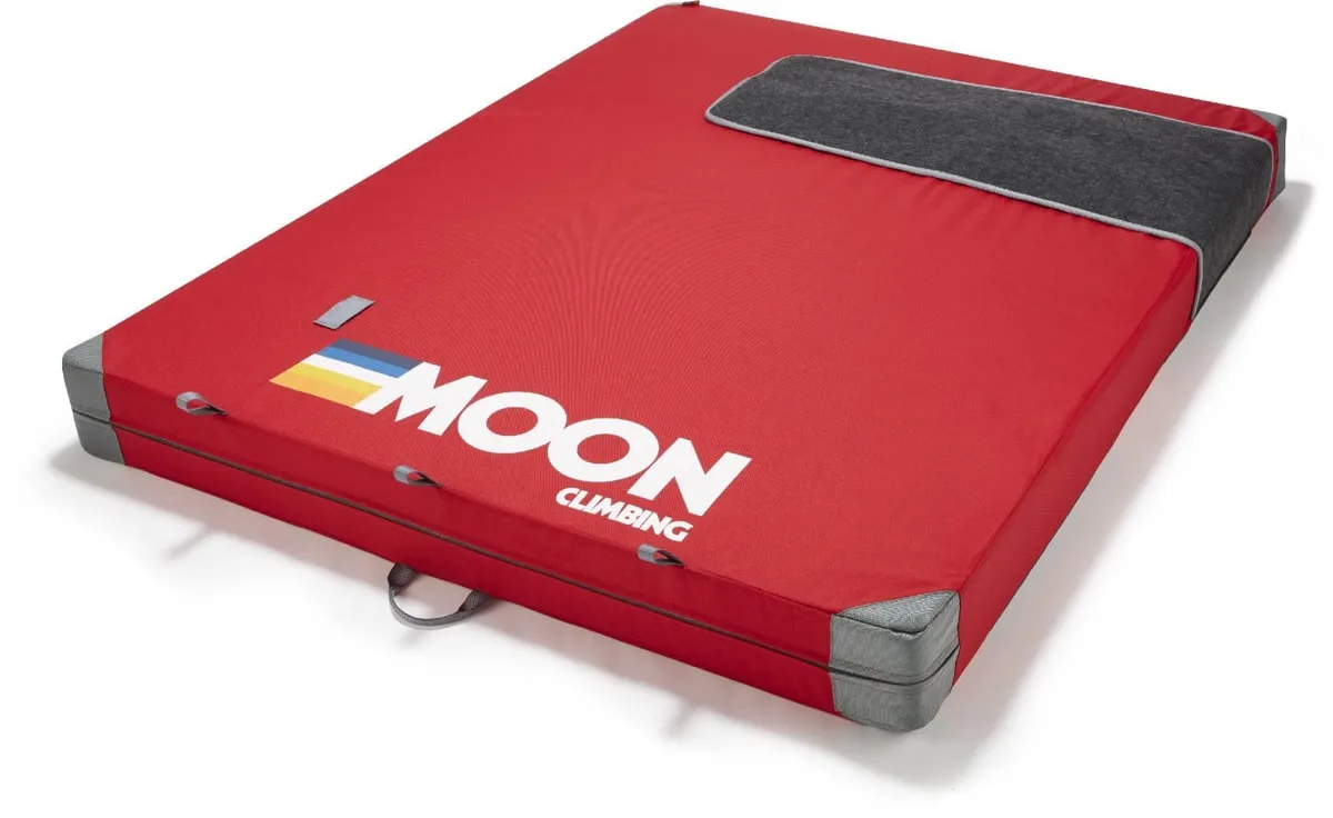 Moon Climbing Saturn Crash Pad Retrostripe True Red