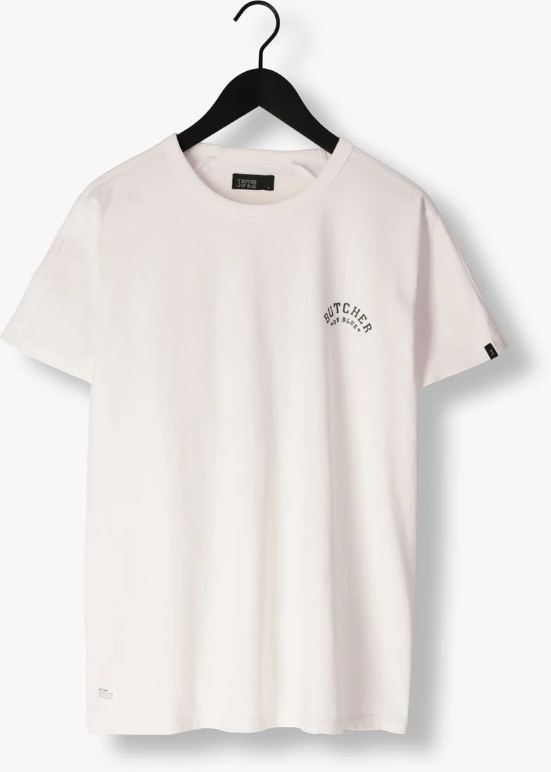 BUTCHER OF BLUE ecru butcher of blue t-shirt army lock stamp tee