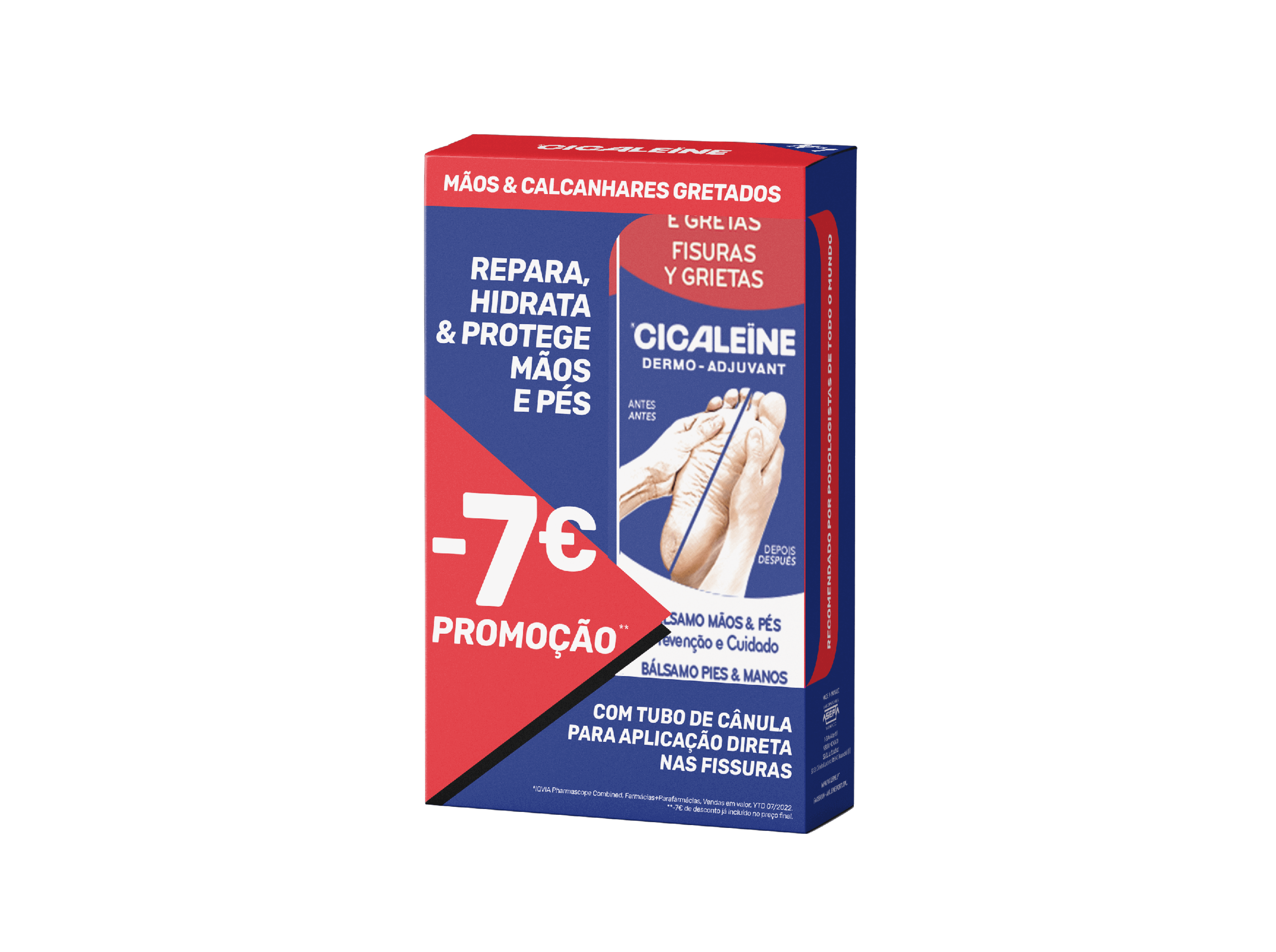 BALSAMO CICALEINE AKILEINE MAOS E PES 2X50ML -7 EUROS DESCONTO