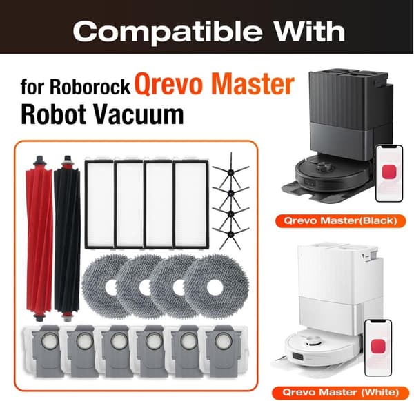 INF Roborock Qrevo Master tilbehørssett