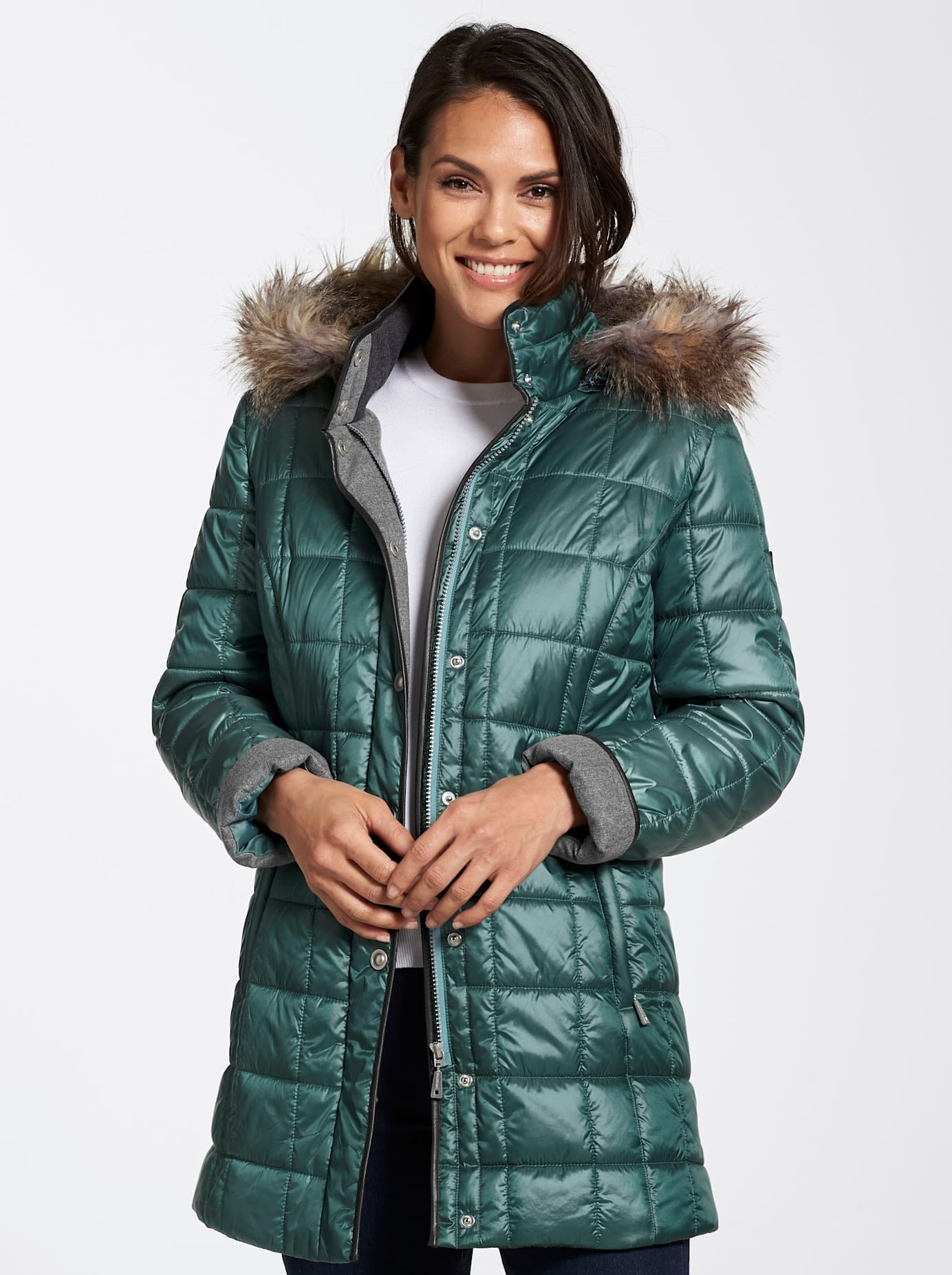 Casual Looks Steppjacke mitKapuze