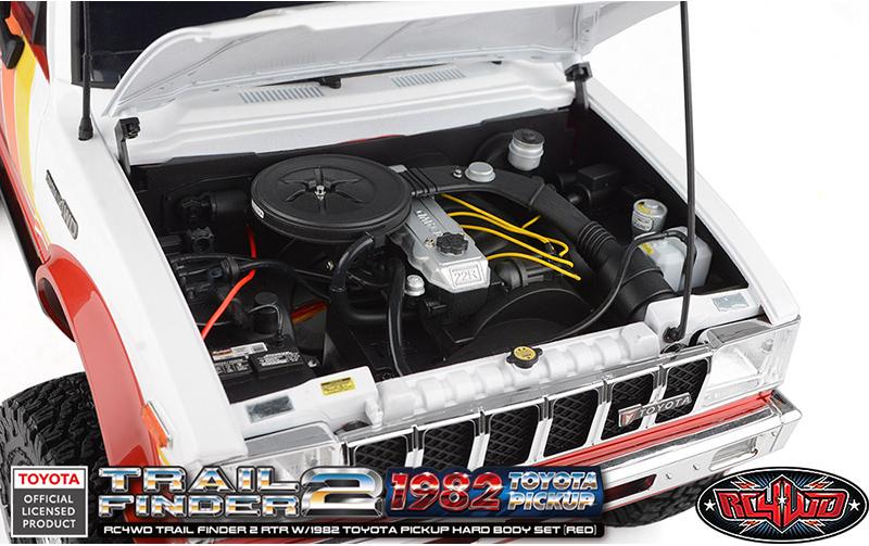 Scale Crawler Trail Finder 2 1982 Toyota, RTR, 1:10, Rot<br>1982 Toyota Pickup mit fester Karosserie