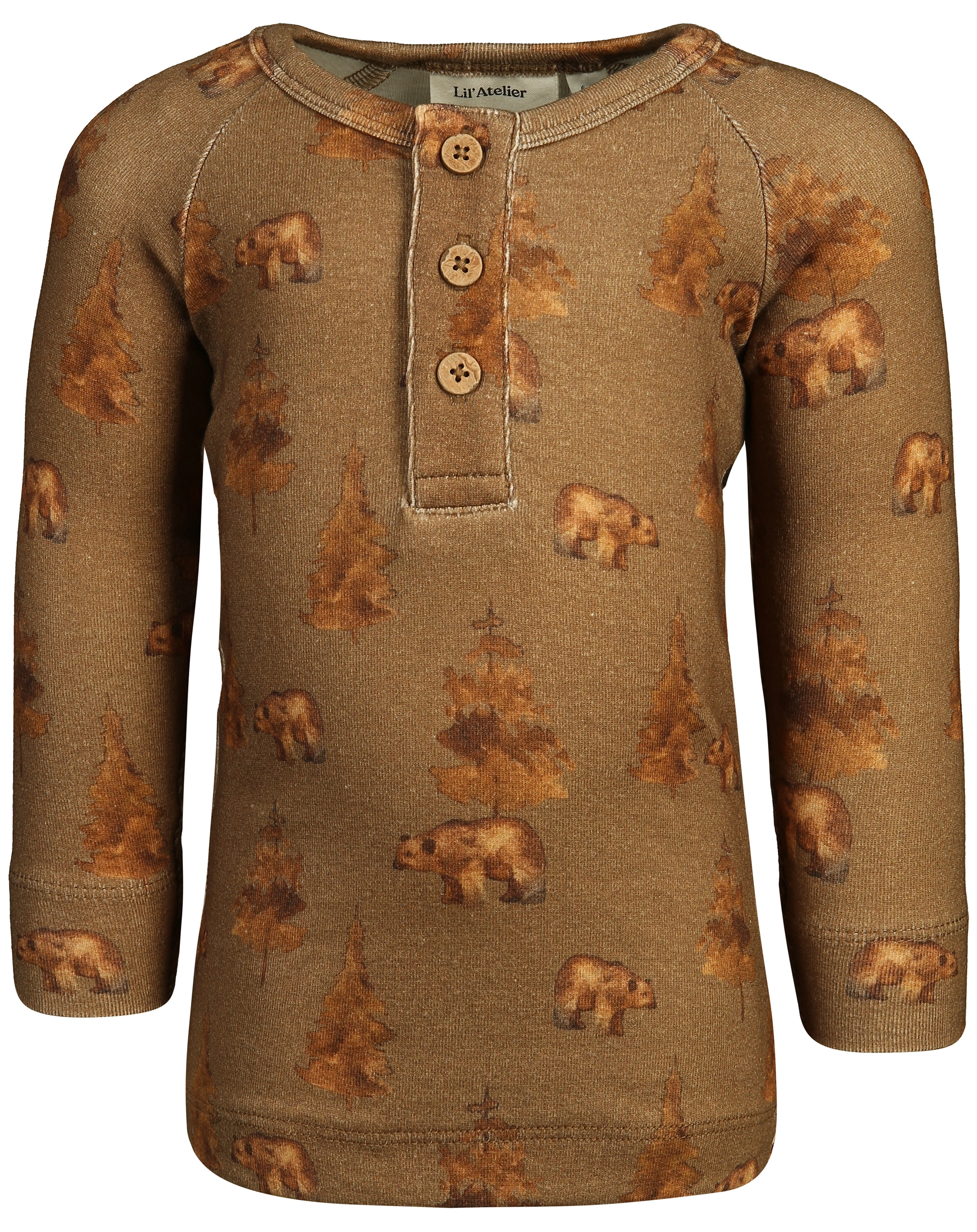 Langarmshirt NBMGEO in otter
